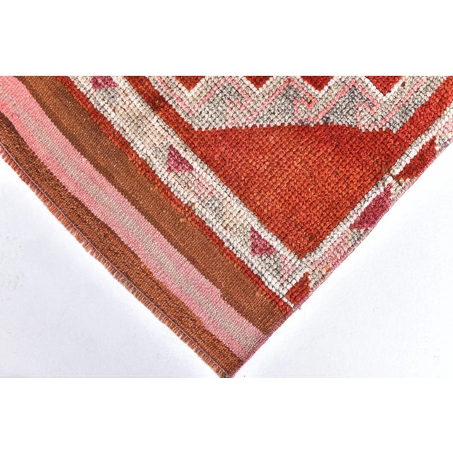 Vintage Runner Rug in Wool For Sale - Image 13 of 14
