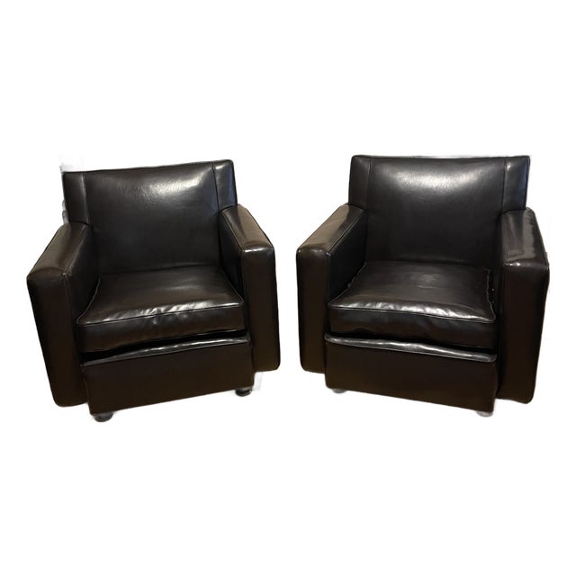 Imperial Hotel Tokyo Club Chairs-Pair. Mid Century Modern For Sale
