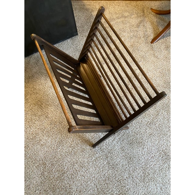 Modernist Minimalist Cees Braakman for Pastoe Magazine Rack (Netherlands) For Sale - Image 9 of 12