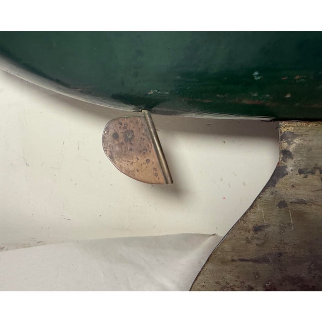 19th Century Rare Antique 19th Century Handmade Folk Art Wood Metal Sailing Yacht Sail Boat For Sale - Image 5 of 18