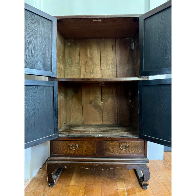 Diminutive Early 19th Century Korean Jang Cabinet For Sale - Image 4 of 11