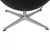 Egg Chair in Black Aura Leather by Arne Jacobsen, 2017 For Sale - Image 10 of 15