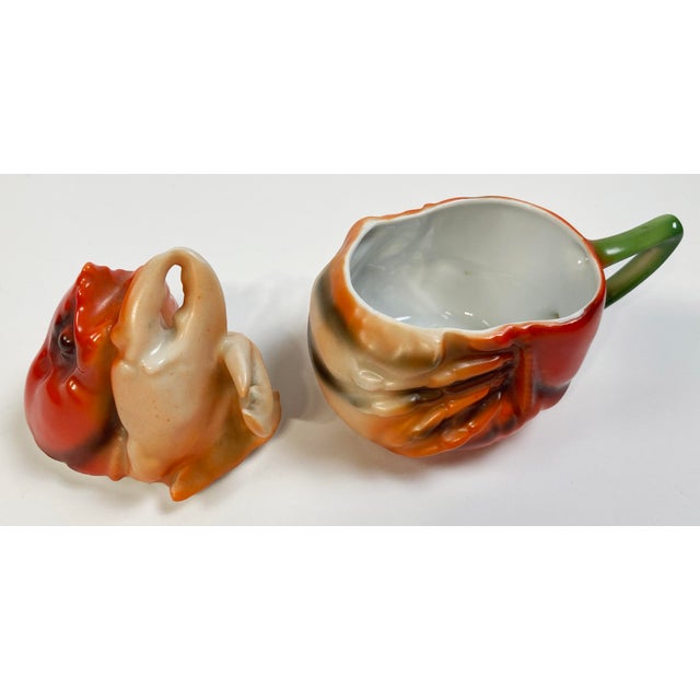 Vintage Royal Bayreuth Ceramic Lobster Creamer Bowl For Sale In Kansas City - Image 6 of 7