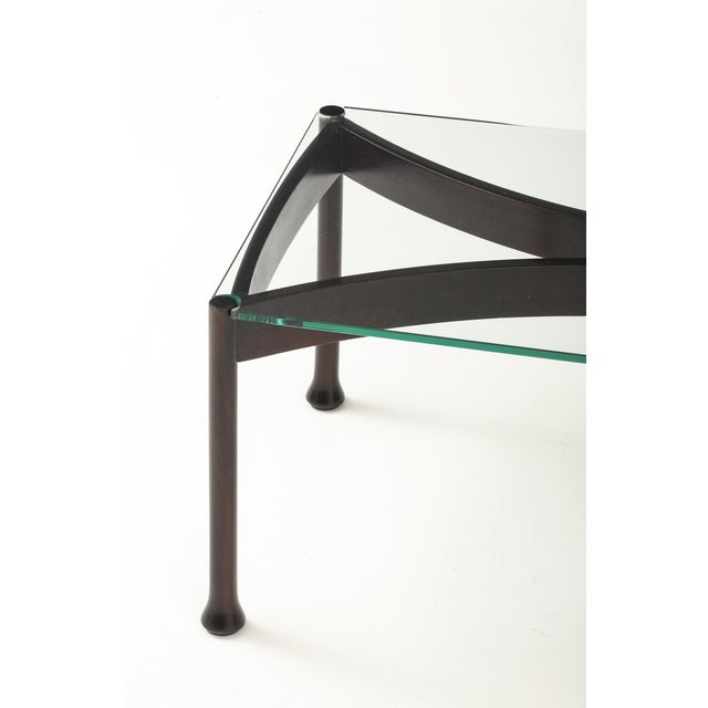 1960's Mid-Century Modern Italian Coffee Table With Glass Top For Sale - Image 11 of 17