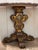 Gold Pair of Italian Giltwood Demilune Consoles With Marble Tops For Sale - Image 8 of 12