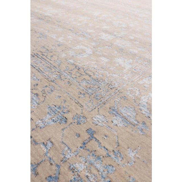 Transitional Pasargad Home Transitional Beige Area Rug, 8'11'' X 12' 0'' For Sale - Image 3 of 6