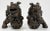 Mid 20th Century Vintage Foo Dog Figures With Bronze Finish, Pair For Sale - Image 5 of 10