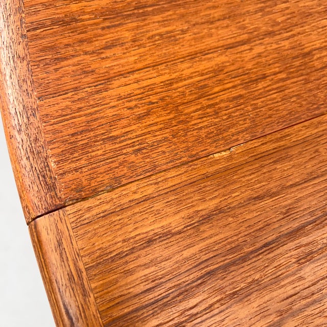 Round Teak Dining Table with Extension by Svend Åge Madsen, 1960s For Sale - Image 10 of 15