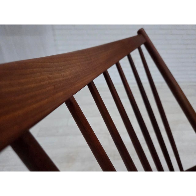 Vintage Danish Rocking Chair by Frank Reenskaug for Bramin, 1960s For Sale - Image 18 of 18