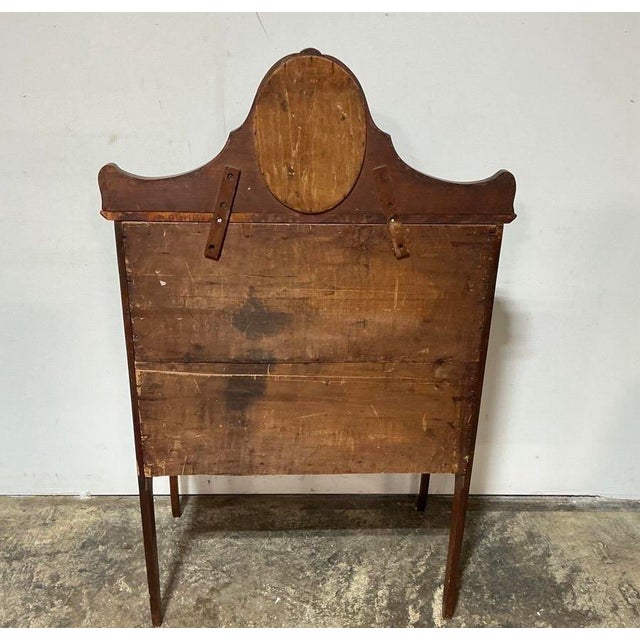Early 20th Century Antique Victorian Slant-Front Secretary Desk For Sale - Image 5 of 8