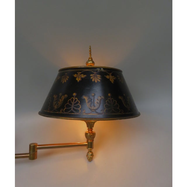 Bouillotte Wall Lights in Bronze Gilded, France, 1970s, Set of 2 For Sale - Image 13 of 18