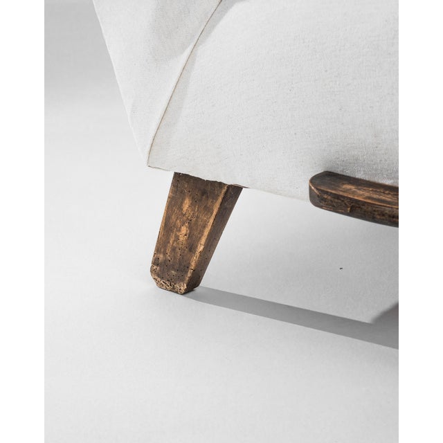 Mid-Century Modern 1950s Czech Wooden Armchair by J. Halabala For Sale - Image 3 of 4