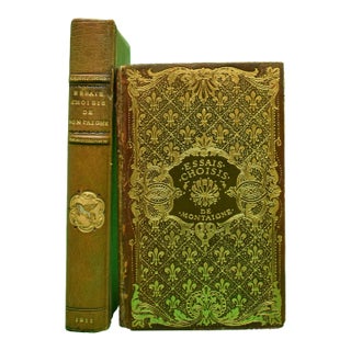"Essais Choisis De Montaigne" 1911 Michel De Montaigne For Sale