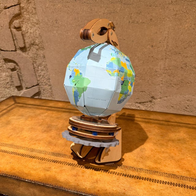 For your consideration, a KiwiCo Eureka Crate Mechanical Globe, a build-your-own educational model designed for ages 14 to...