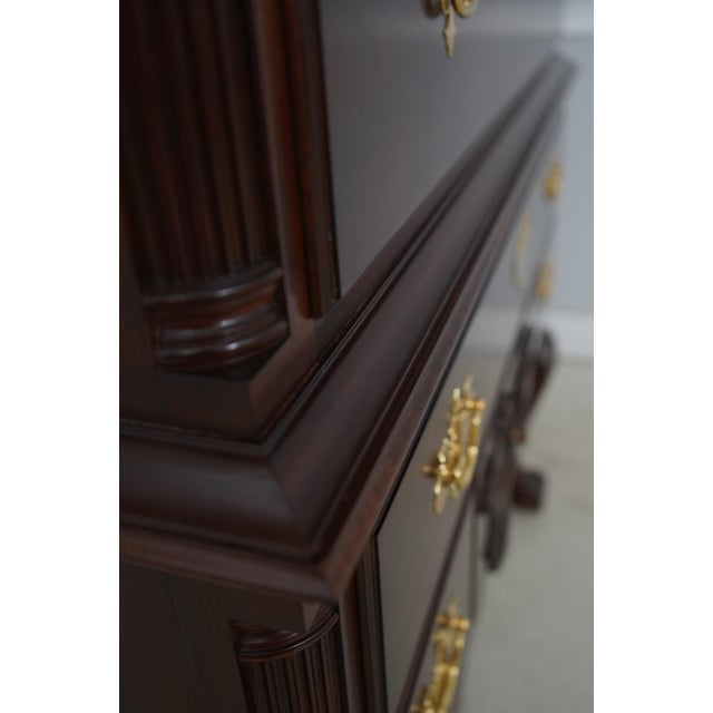 Henkel Harris Mahogany #1946 Highboy Chest For Sale - Image 15 of 18
