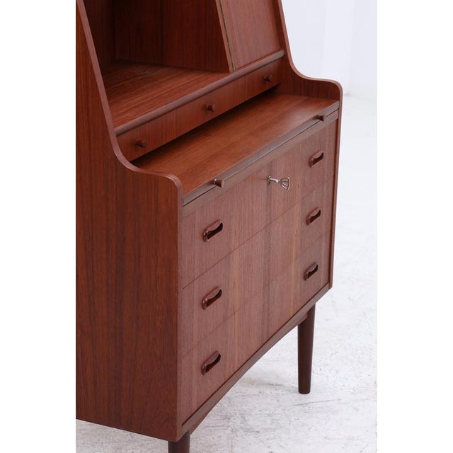 Mid-Century Teak Secretary Desk, 1960s For Sale - Image 14 of 18