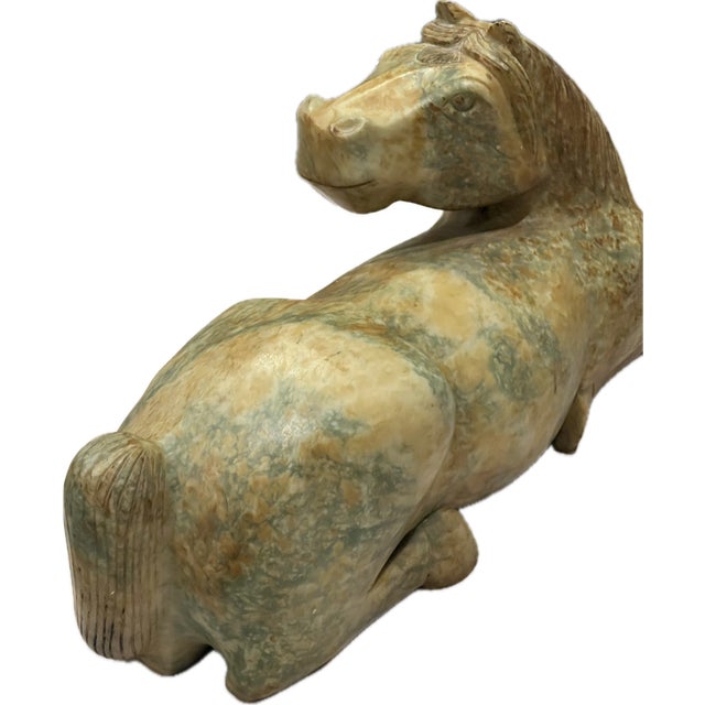 1910s Chinese Jade Horse - Republic Period For Sale - Image 4 of 6