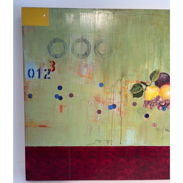 Transitional Kazaan Viveiros "Bounty V", Original Acrylic Painting For Sale - Image 3 of 4