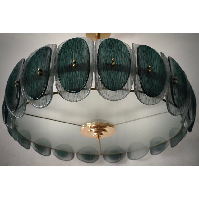 Vintage Pendant Light in Murano Art Glass, 2000 For Sale - Image 11 of 12