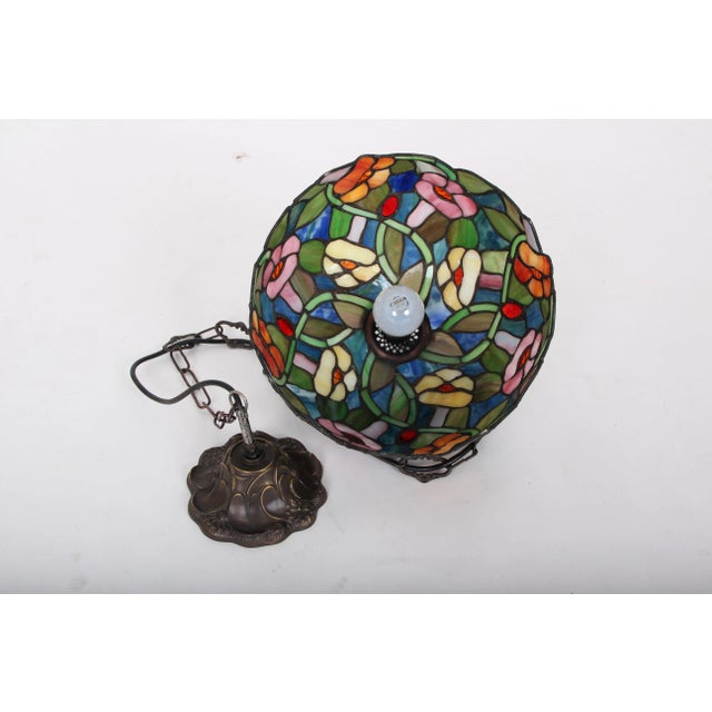 Danish Lead Glass Pendant Lamp, 1970s For Sale - Image 4 of 9