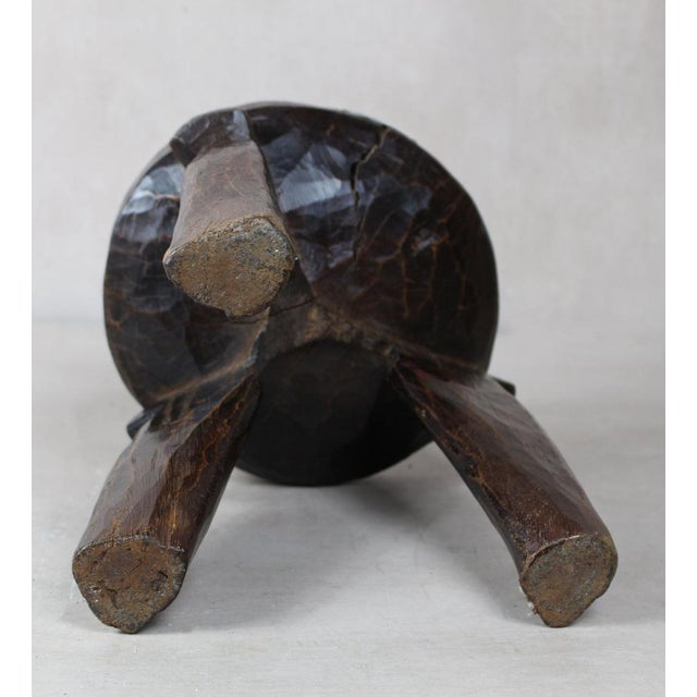 Hehe Iringa Stool in Wood For Sale - Image 4 of 7
