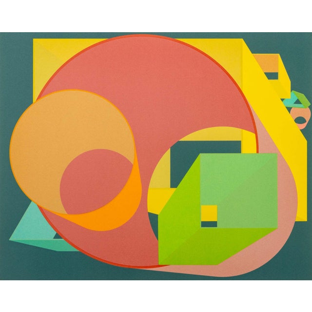 Contemporary Al Held "Scholes I" Screenprint, 1991 For Sale - Image 3 of 11
