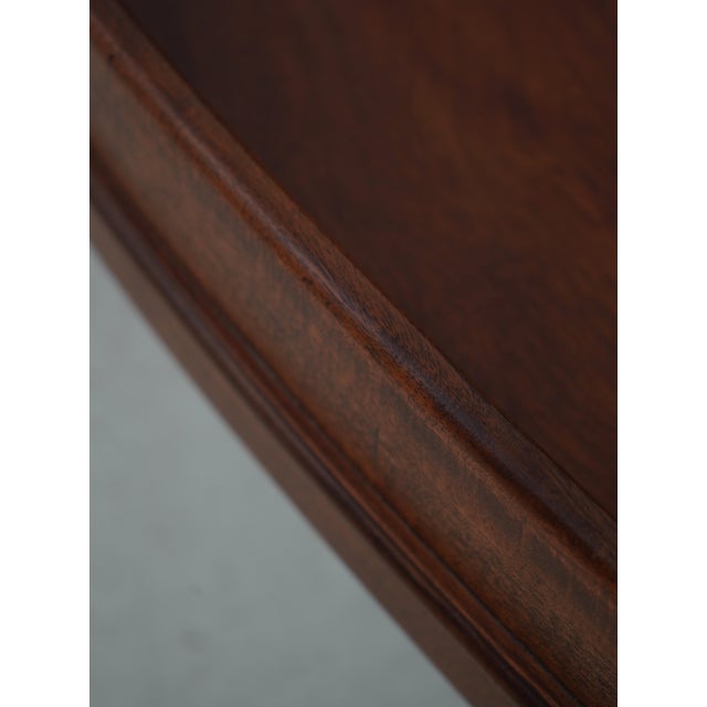 English Campaign Style Mahogany Coffee Table For Sale - Image 11 of 13