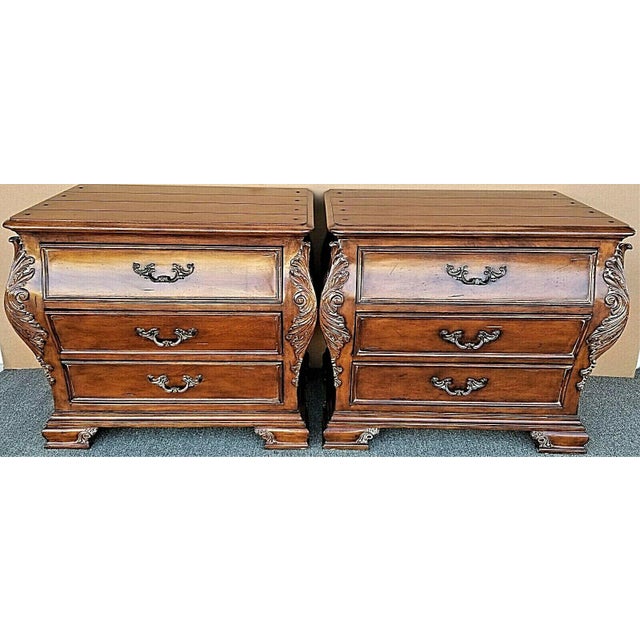 Thomasville Chateau Provence French Provincial Bombay Nightstands Chests Set of 2 Chairish