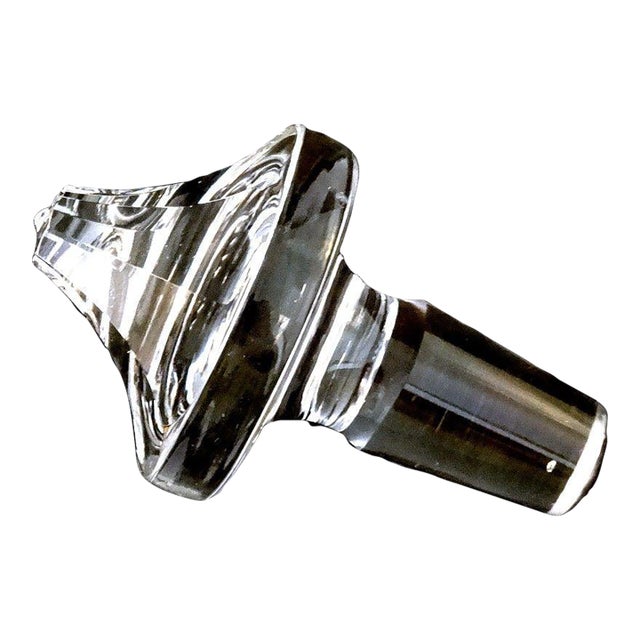 Waterford Cut Crystal Replacement 4" Decanter Stopper For Sale