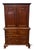Late 20th Century Vintage Jamestown Sterling Chippendale Style Mahogany Armoire For Sale - Image 5 of 12