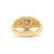 Gypsy Set 0.61ct Heart Cut Diamond Pinky Ring Size 7 in 14k Solid Yellow Gold For Sale - Image 10 of 17