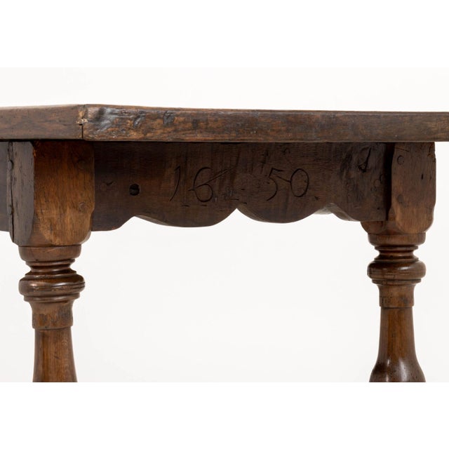 Charles I Style Oak Refectory Table For Sale - Image 10 of 10