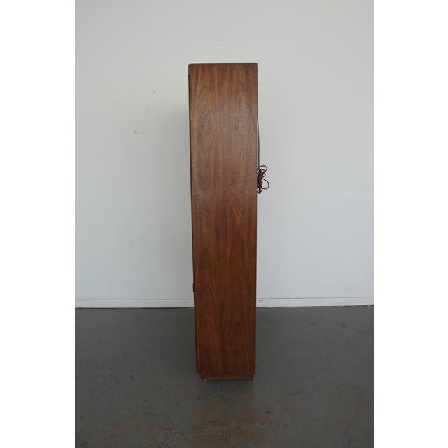 Vintage Drexel Accolade II Illuminated China Cabinet For Sale - Image 11 of 15