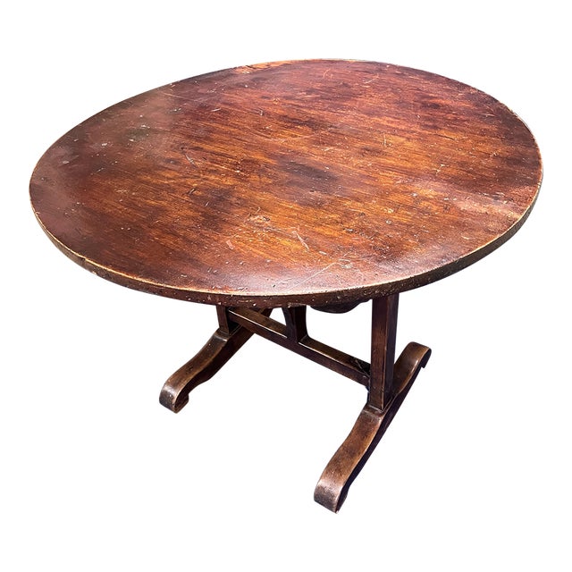 18th Century Provincial French Tilt-Top Wine Tasting Table For Sale