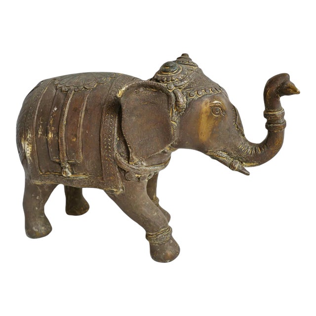 Antique Bronze Elephant Bookend Chairish