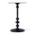 Spritely Home Accent Furniture Zora Outdoor 12 in. W Round Pedestal Base Side Table, Metal Outdoor Finish For Sale - Image 4 of 7