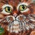 Irene Van Genderen-Van De Wilt, Orange Cat Painting, 2000s, Canvas and Beech For Sale - Image 4 of 17