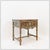 20th Century Wood Side Table with 2 Drawers For Sale - Image 17 of 17