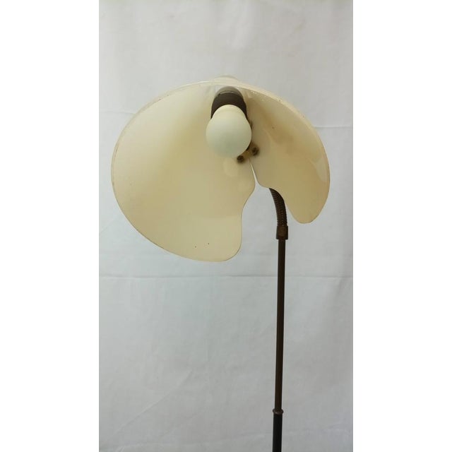 Metal Mid-Century Swedish Floor Lamp by Hans Bergström for Asea For Sale - Image 7 of 14
