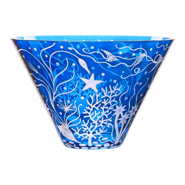 ARTEL Sea Life Atlantis Large Bowl, Azure For Sale