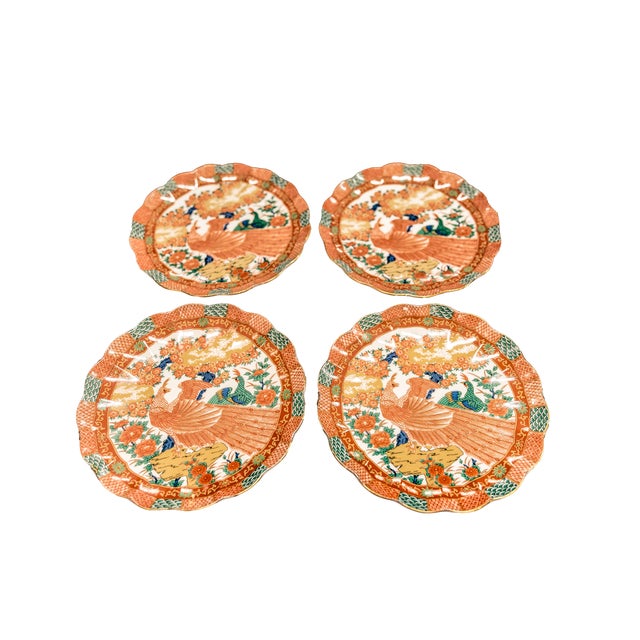 Mid 20th Century Arita Imari Peacock China Set, Full Service for Four, 24 Pieces For Sale - Image 11 of 18