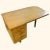 Champagne Mid 20th Century Streamline Moderne Style Desk For Sale - Image 8 of 12