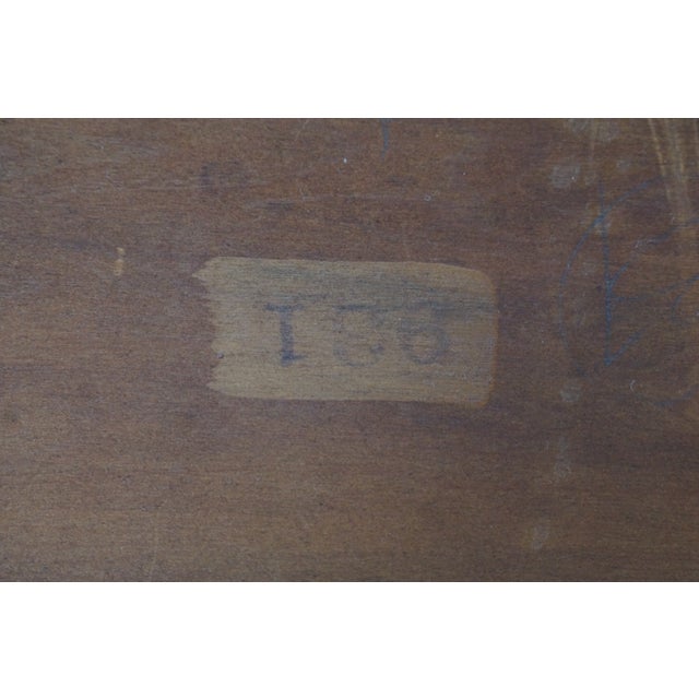 Vintage Imperial Sheraton Style Mahogany Drop Leaf Gateleg Pembroke Side Table For Sale - Image 17 of 18