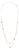 18K Rose Gold 1/2 Cttw Diamond and Freshwater Pearl Double Strand Station Necklace (G-H Color, SI1-SI2 Clarity) - Adjustable up to 16" to 20" For Sale