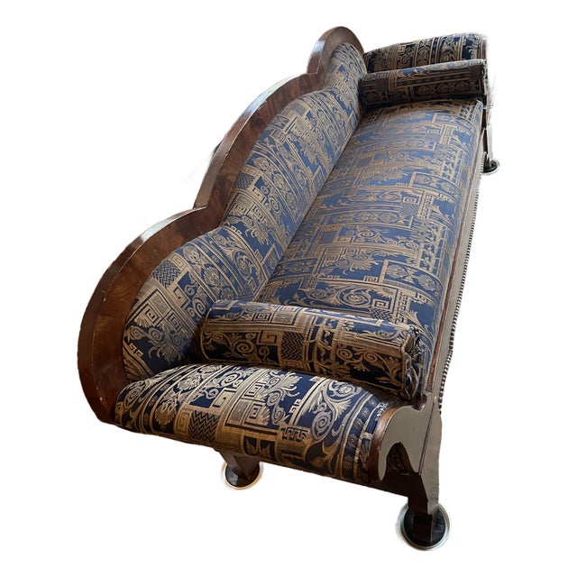 French Empire / Restauration-Inspired Vintage Settee For Sale