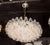 Metal Modernist Handblown Translucent Murano Glass Polyhedral Chandelier For Sale - Image 7 of 8