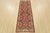 Farmhouse Kazak Runner 2’5” X 6’5” Red Wool Tribal Hand-Knotted Oriental Rug For Sale - Image 3 of 11