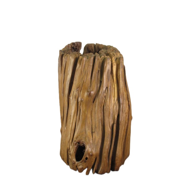 Brown Wood Piece For Sale - Image 8 of 8