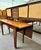 Iconic European Mid Century Modern Teak & Wicker Nesting Dining Suite W/ Credenza, Dining Table & Four Chairs c.1960 For Sale - Image 14 of 18