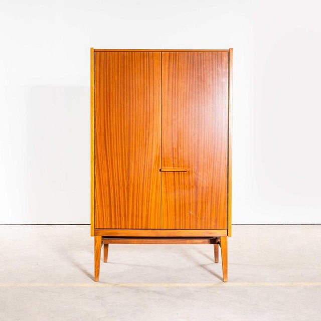 Mid-Century Sapele Shelved Cupboard with Pin Legs, 1960s For Sale - Image 10 of 10